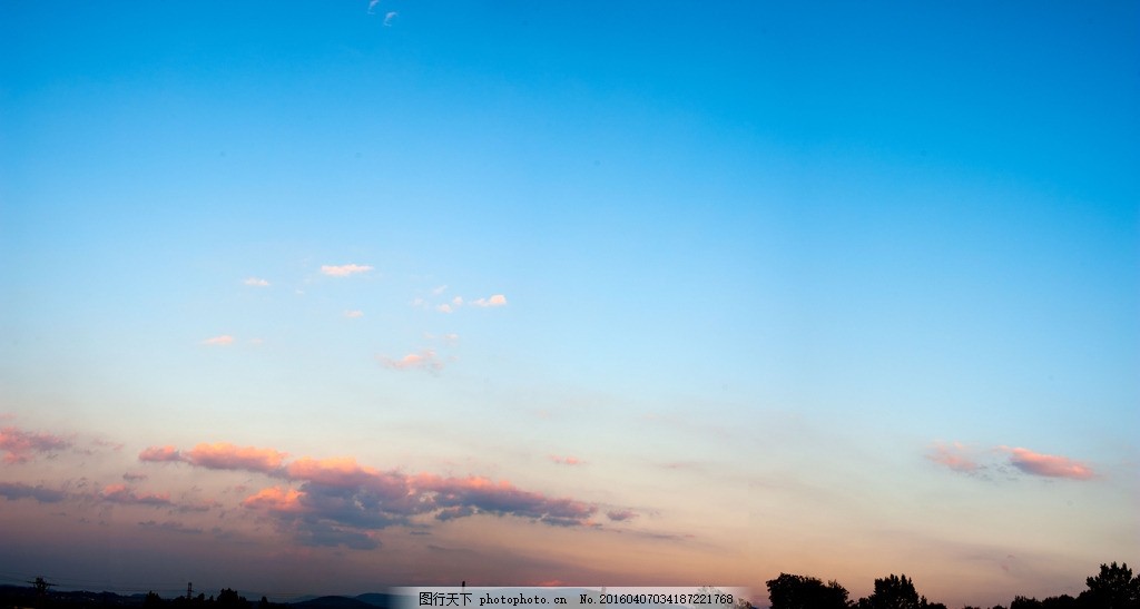 全景天空素材图片