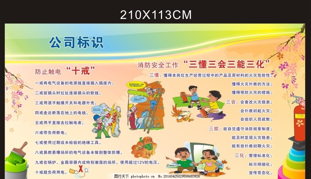 防电防火安全知识宣传栏,防电知识 防火知识 简