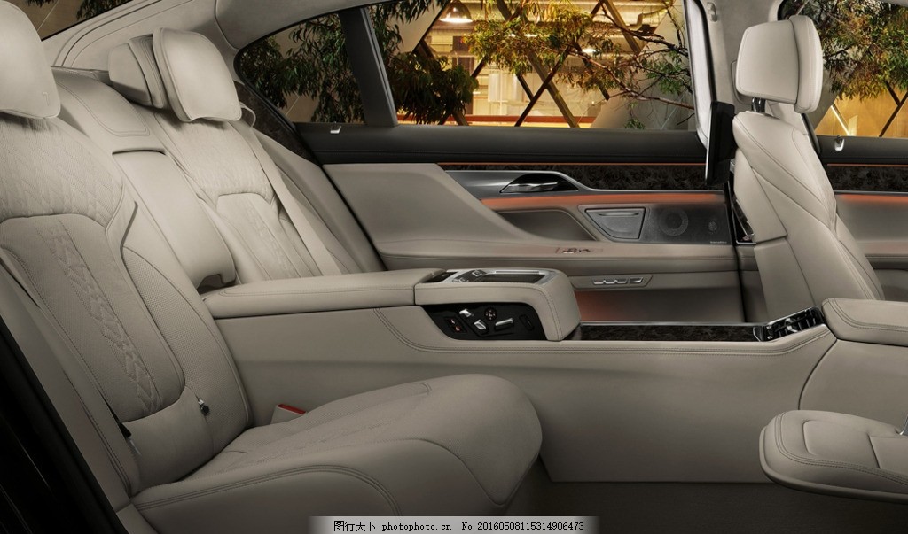 全新bmw7系后排座椅内饰 宝马 全新 bmw 7系 g12 新车发布 商务 长