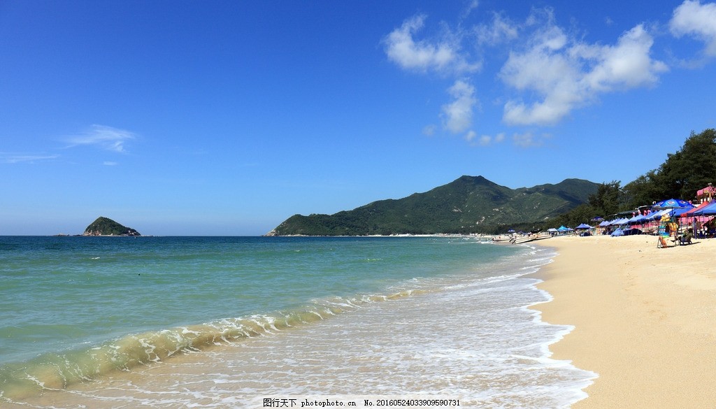 深圳西冲海滩 大鹏半岛 西涌 沙滩 旅游 景区 景点 大海 海水图片