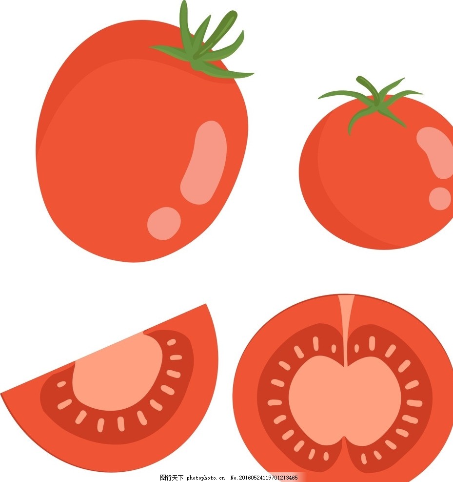 矢量西红柿,绘素材 卡通 抽象 卡通矢量素材 卡