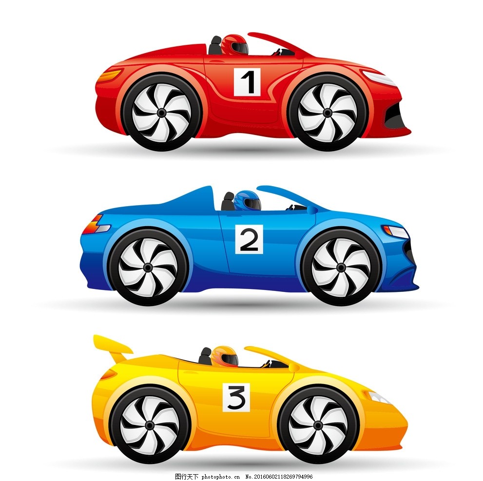 卡通赛车图片_广告背景_底纹边框_图行天下图库