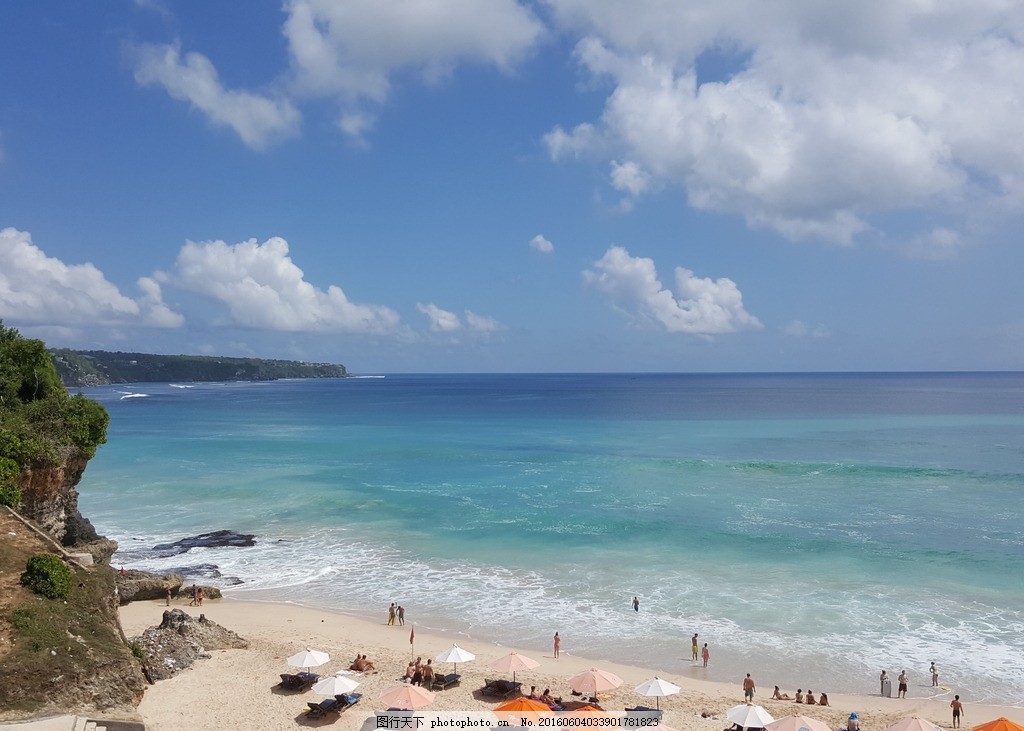 梦幻岛沙滩 巴厘岛 无边游泳池 海水之间 摄影 国外旅游