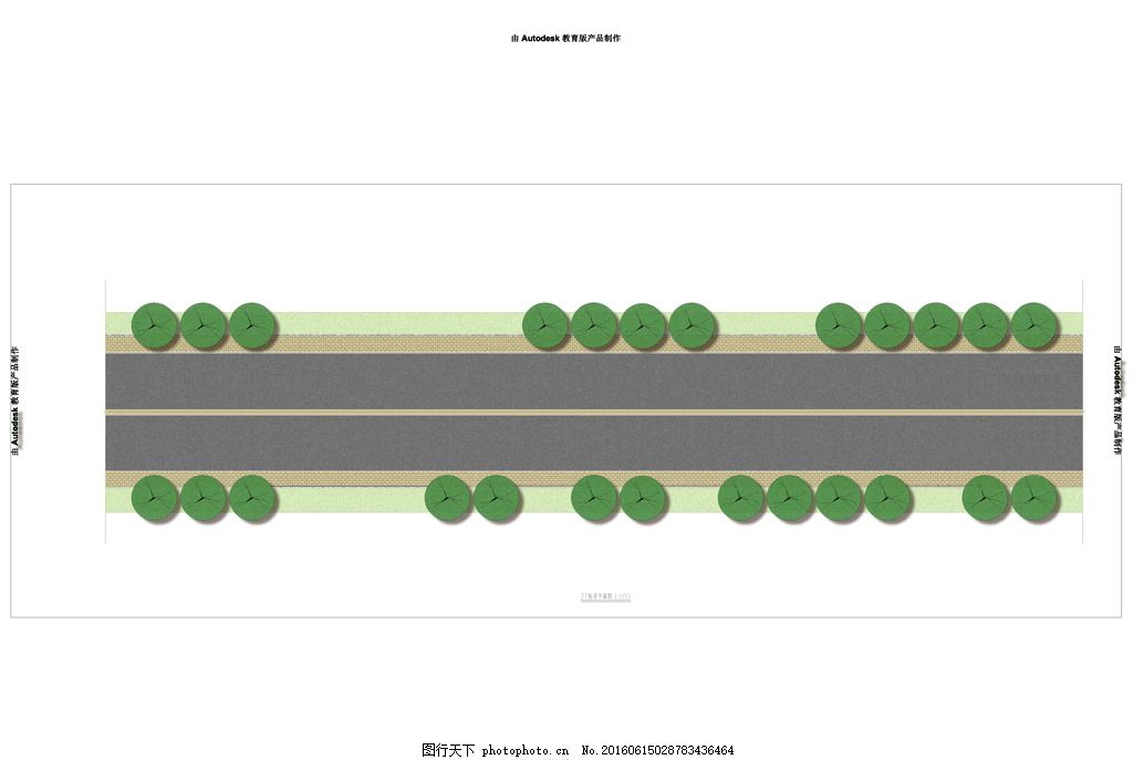 景观工程二十一标段绿化平面图,道路 手绘标段