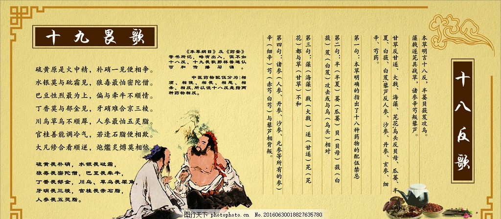 十九畏十八反 图行天下