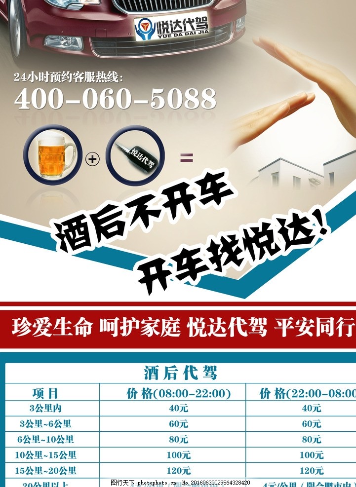 酒后代驾广告,图片下载 汽车 驾车 啤酒 车钥匙