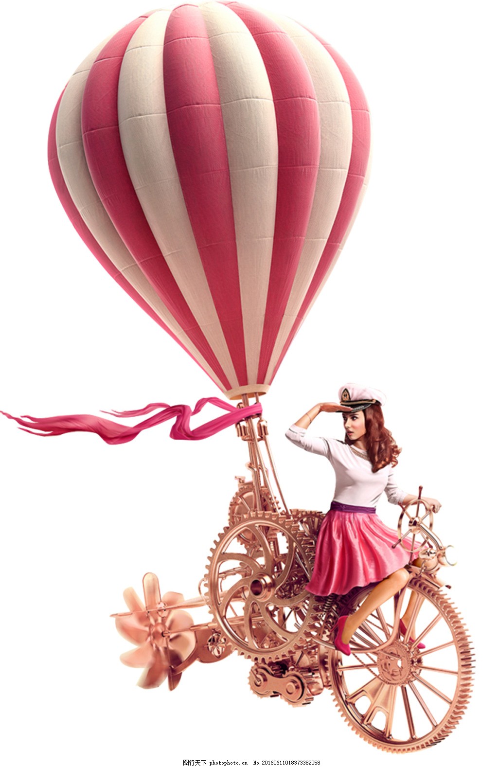 卡通热气球图片素材-编号35424559-图行天下